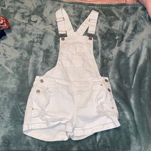 BlueSpice White Short Overalls